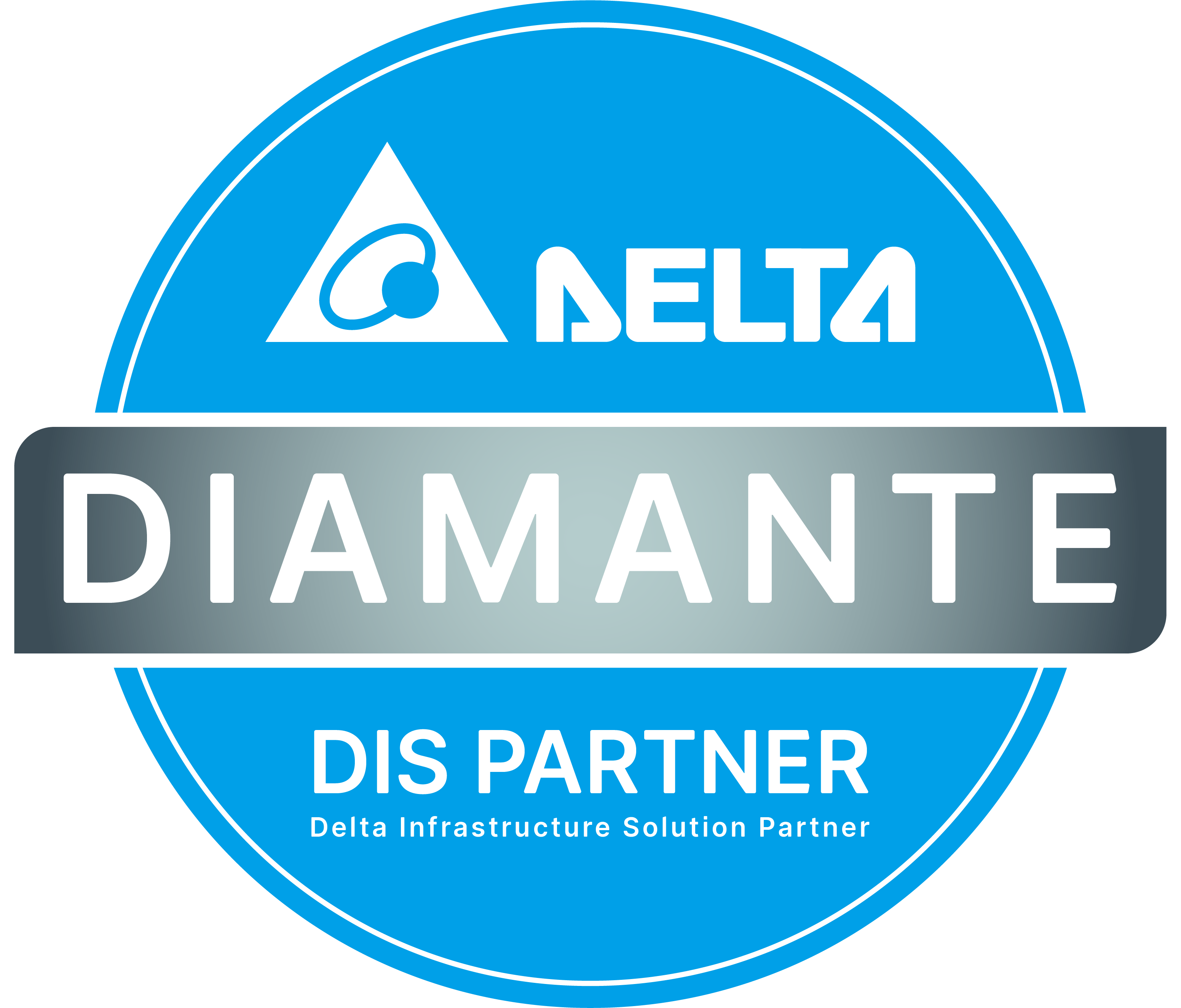 estamos orgulhosos em anunciar que recebemos a classificação DIS - Delta Infrastructure Solution Partner nível Diamante.