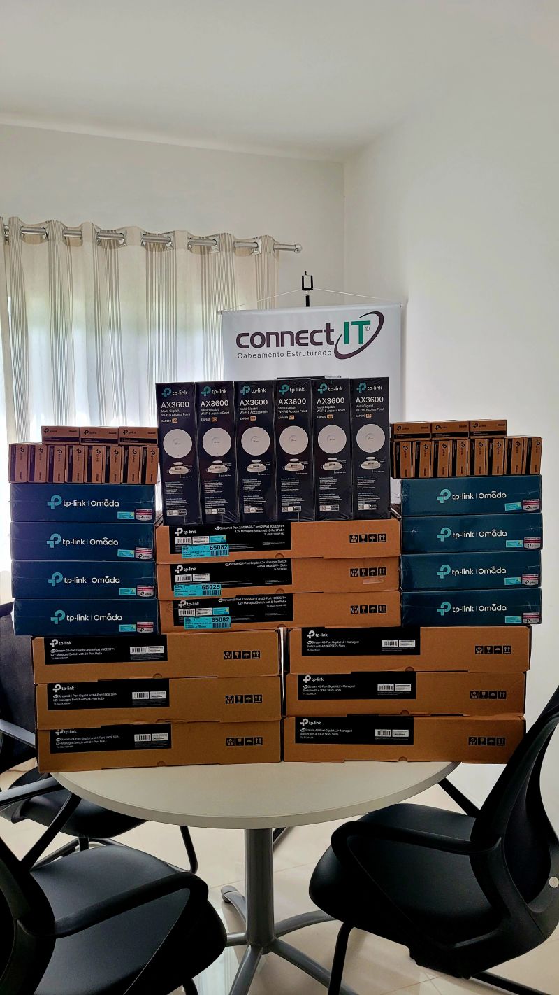 Confira mais um projeto da Connect-IT Cabeamento Estruturado