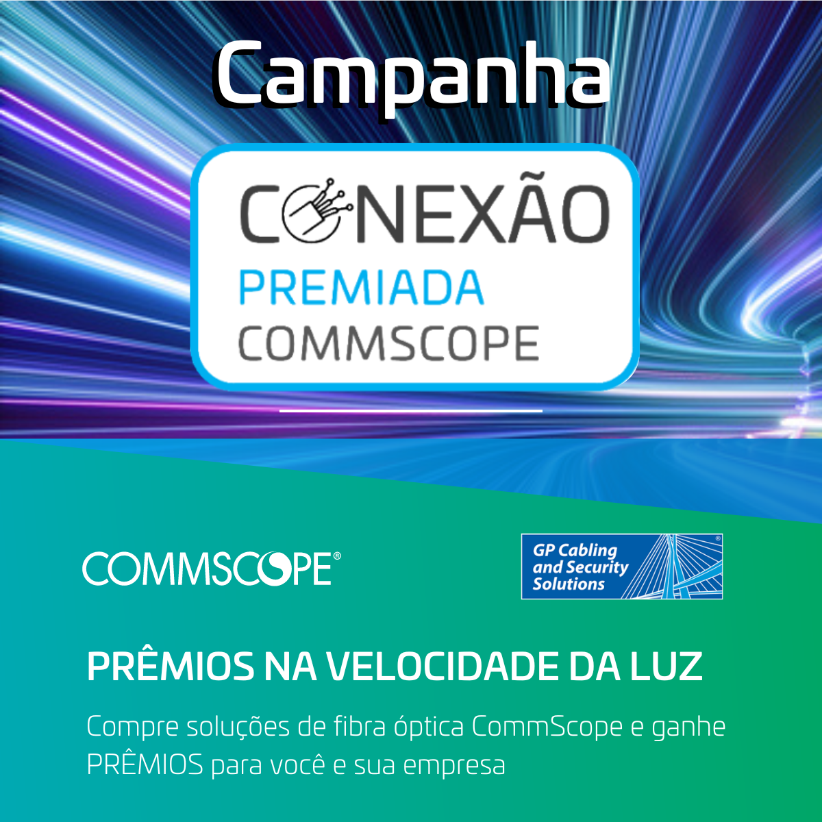 A campanha Conexão Premiada irá premiar os canais de instalação e integração. Ao comprar soluções de cabeamento de fibra óptica a empresa acumula pontos que poderá trocar por diversos prêmios. Como funciona?