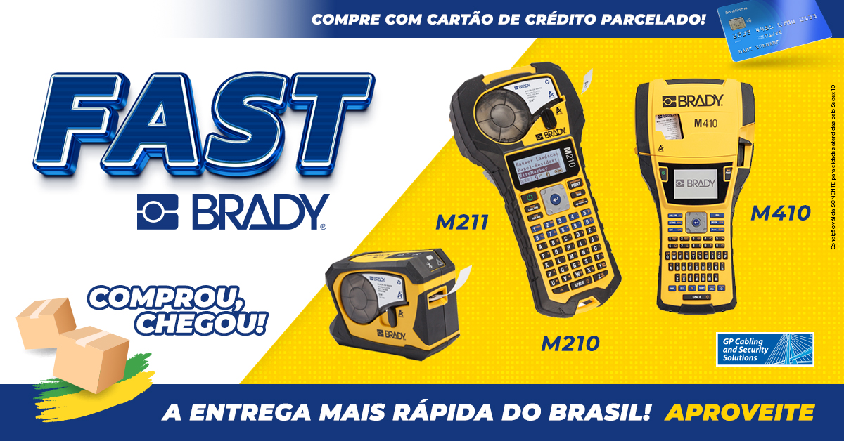 FAST BRADY, COMPROU, CHEGOU.