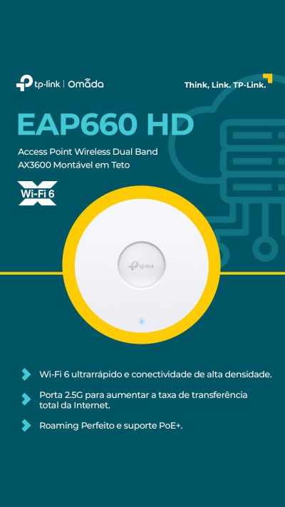 Conheça aqui alguns Access Points que fazem parte do Portfólio Omada.