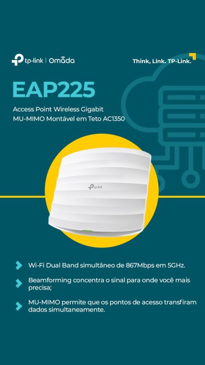 Conheça aqui alguns Access Points que fazem parte do Portfólio Omada.