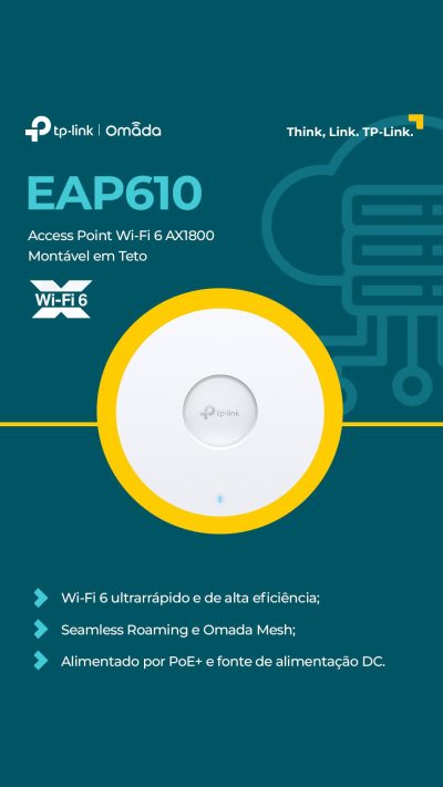 Conheça aqui alguns Access Points que fazem parte do Portfólio Omada.